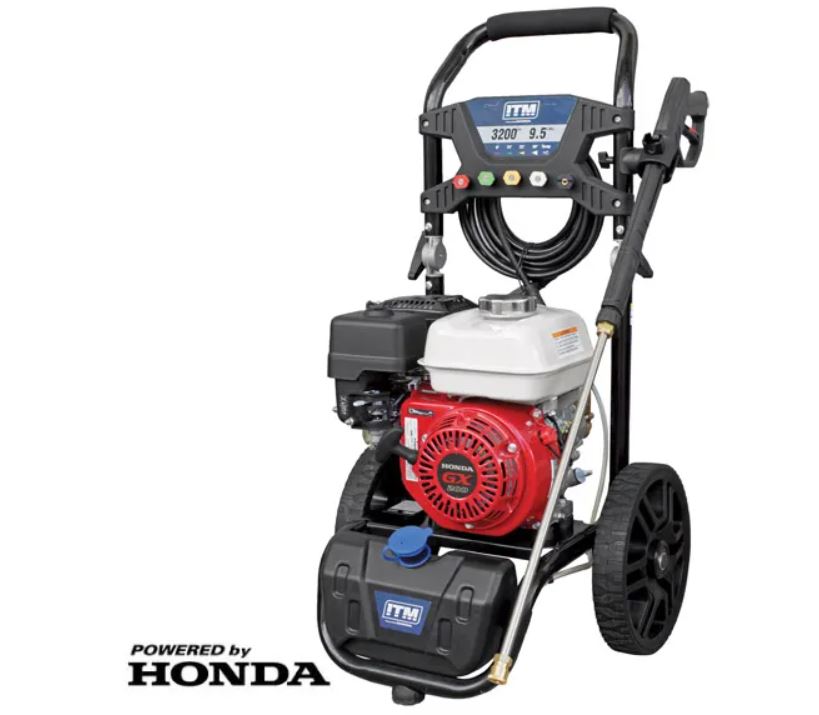 ITM Petrol Pressure Washer Gx200 Honda Engine 3200psi 9.5l/Min TM542-3200 Pressure Washer ITM