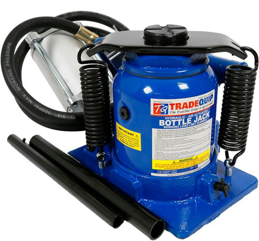 TQB Bottle Jack Squat Air/Hydraulic 20,000kg TQBJ20TAS Jack Trade Quip