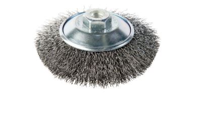 Union Industrial Bevel Brush Crimped Wire 125 Dia VA-54 1335412 Angle Grinder Union