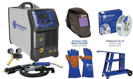 Weldclass Force 205MST MIG/Stick / TIG Welder 205MST Pro Kit WF-205MSTK3 welder Force